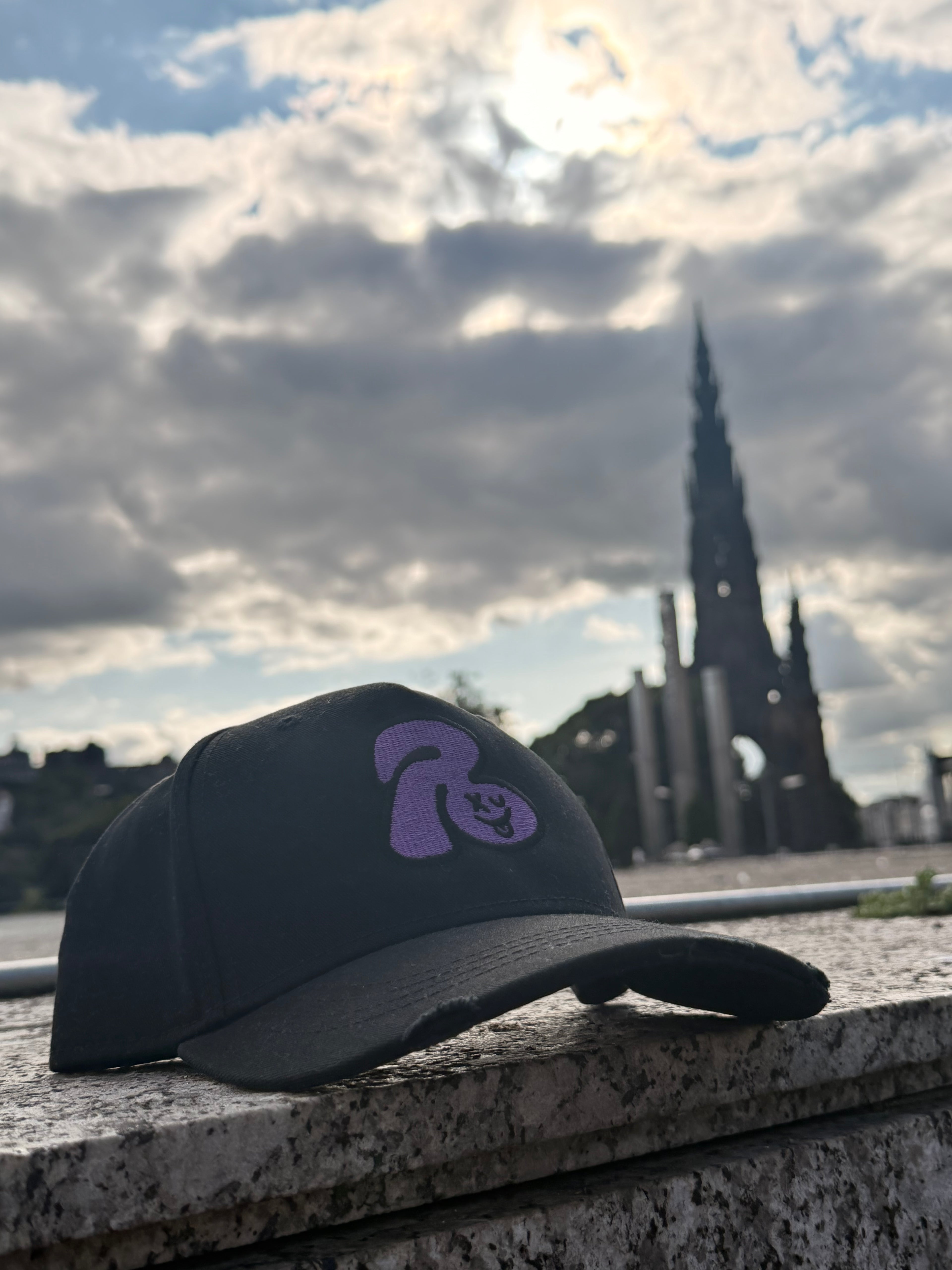 R Logo Distressed Trucker Cap Vol.2