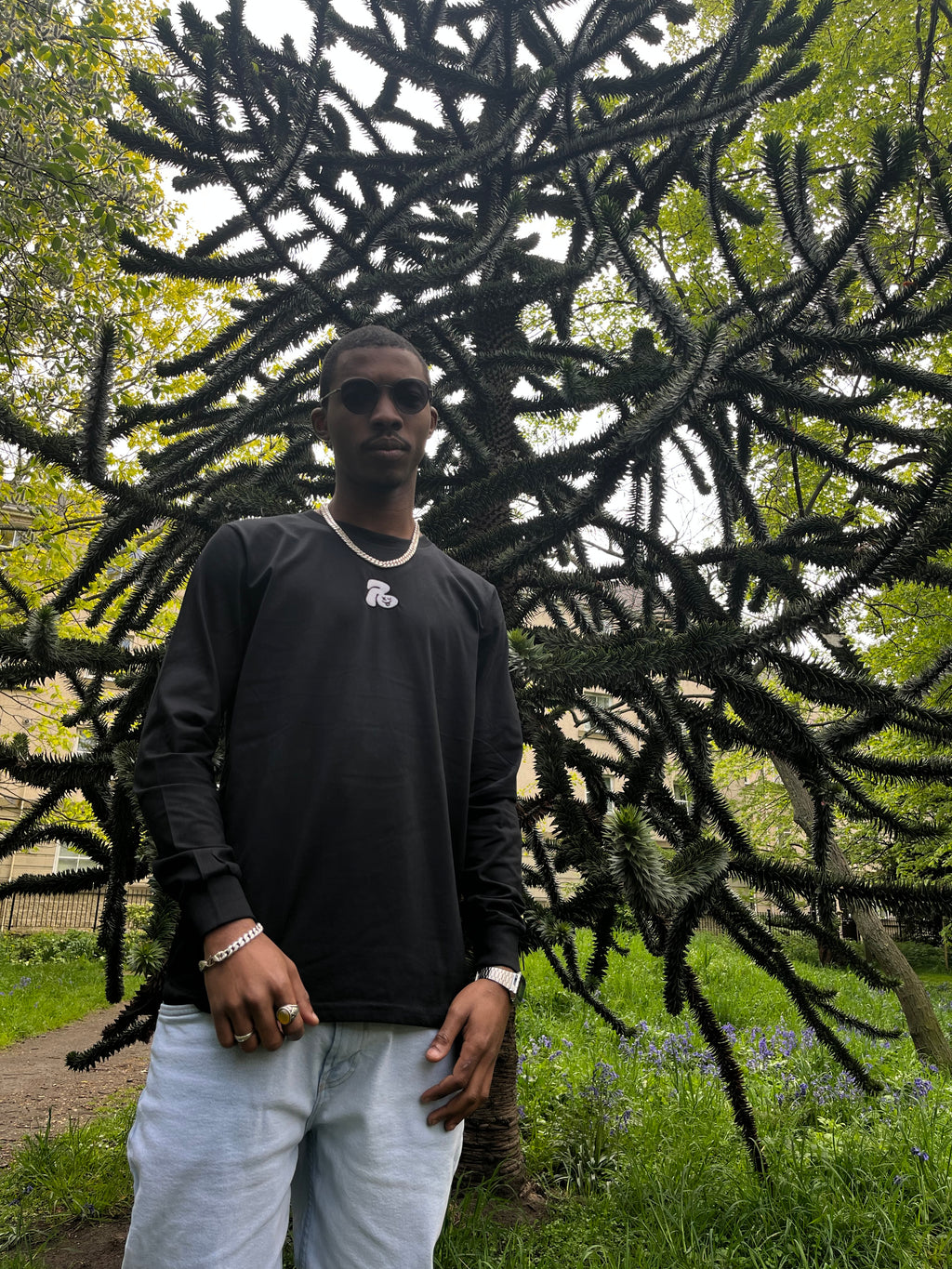 R logo Long Sleeve Tee