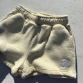 CROPPED SHORTS - CREAM