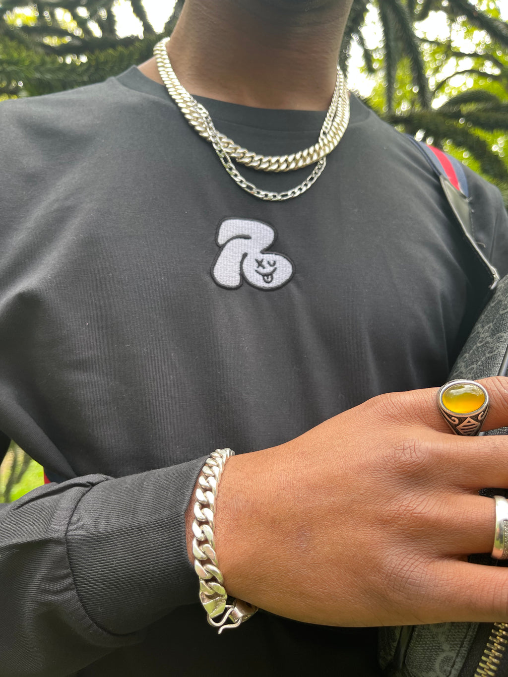 R logo Long Sleeve Tee