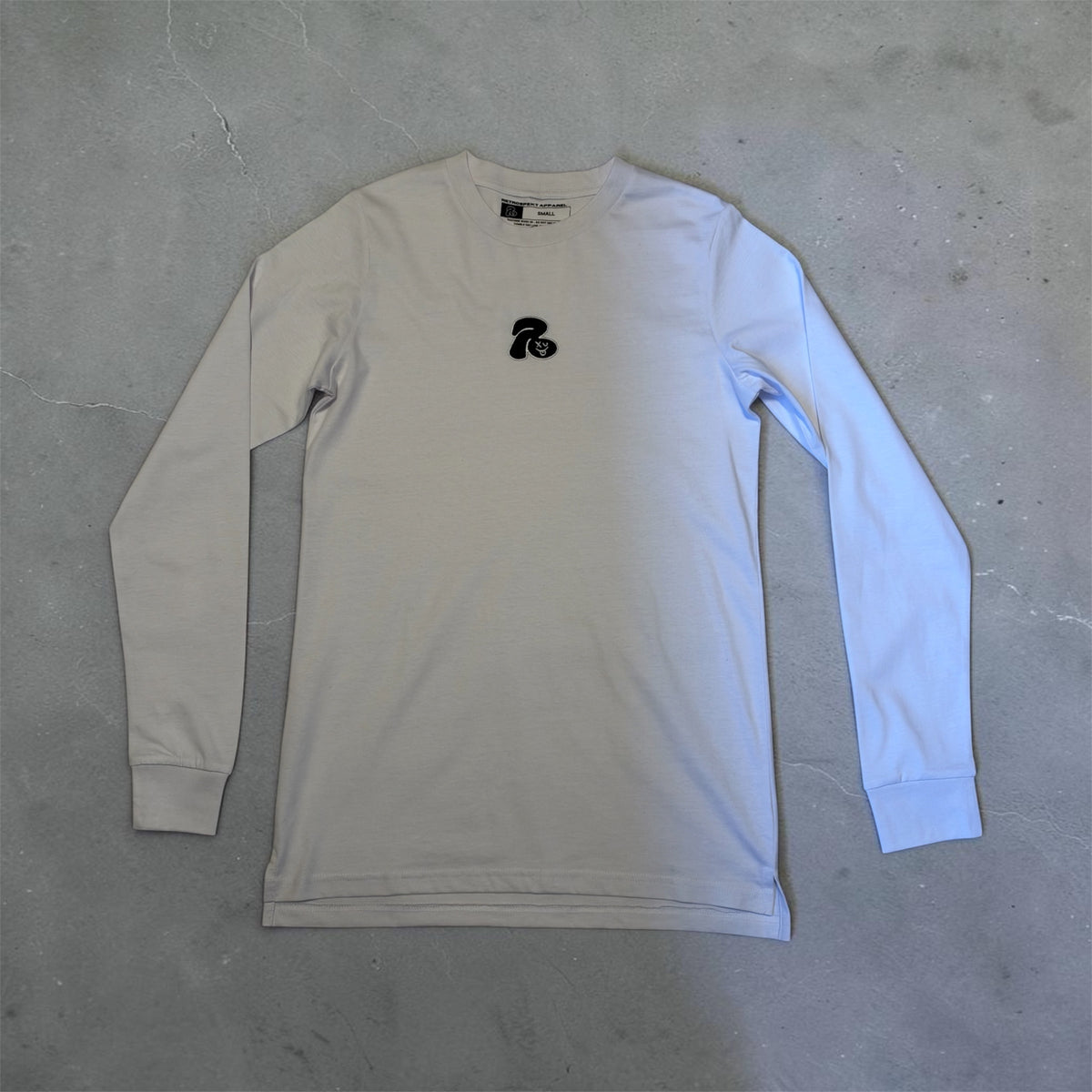 R logo Long Sleeve Tee - White