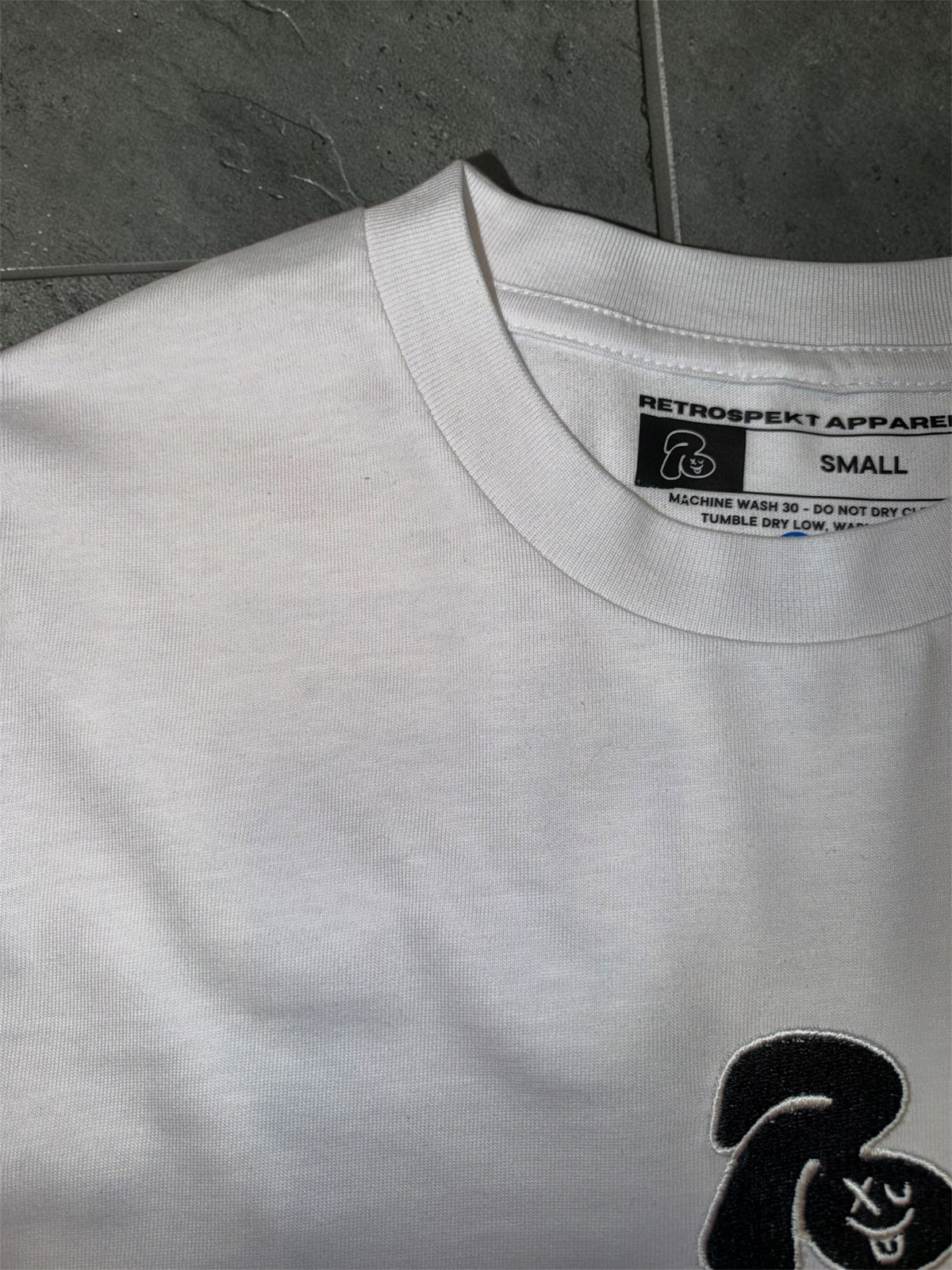 R logo Long Sleeve Tee - White